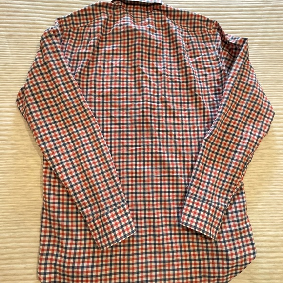 J.Crew Medium Slim Oxford Shirt Red, Blue, White 100% Cotton Casual Button Dow - Picture 4 of 10